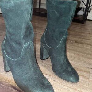 Free People Dakota Heel Suede Slouchy Heel